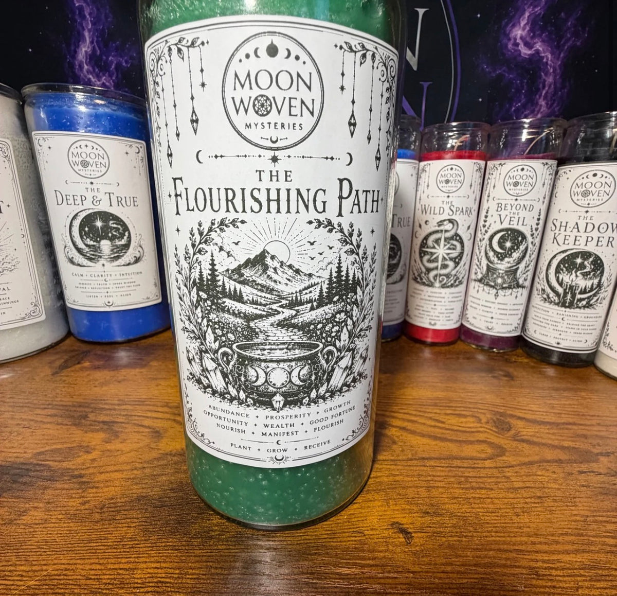 Moon Woven Candles